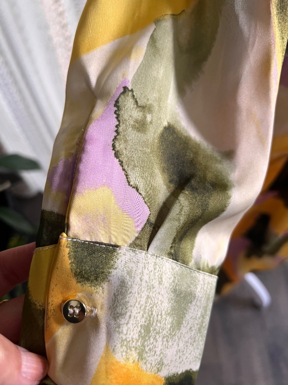 NWT French Connection abstract colorful shirt dress - Picture 9 of 13